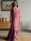 Faiza Faisal Dastaan Embroidered Khaddar Unstitched 3Pc Suit - ROSEATE