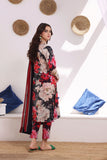 Feathers Premium Printed Lawn Unstitched 3Pc Suit ROSE DUST-FT221