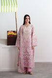 Neeshay Summer Diary Embroidered Lawn Unstitched 3Pc Suit - ROSE GARDEN