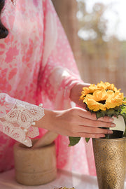 Cross Stitch Eid Lawn Unstitched Embroidered 3Pc Suit D-22 Rose Glint