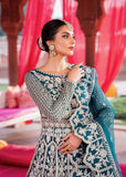 Akbar Aslam Shadmani Embroidered Net Unstitched 3Pc Suit - ROSHAN