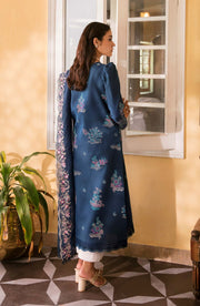 Dastaan by Seran Festive Unstitched Embroidered Lawn 3Pc Suit D-08 ROSHANARA