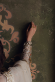 Zarposh Jahanara Festive Embroidered Organza Unstitched 3Pc Suit - ROSHANAY