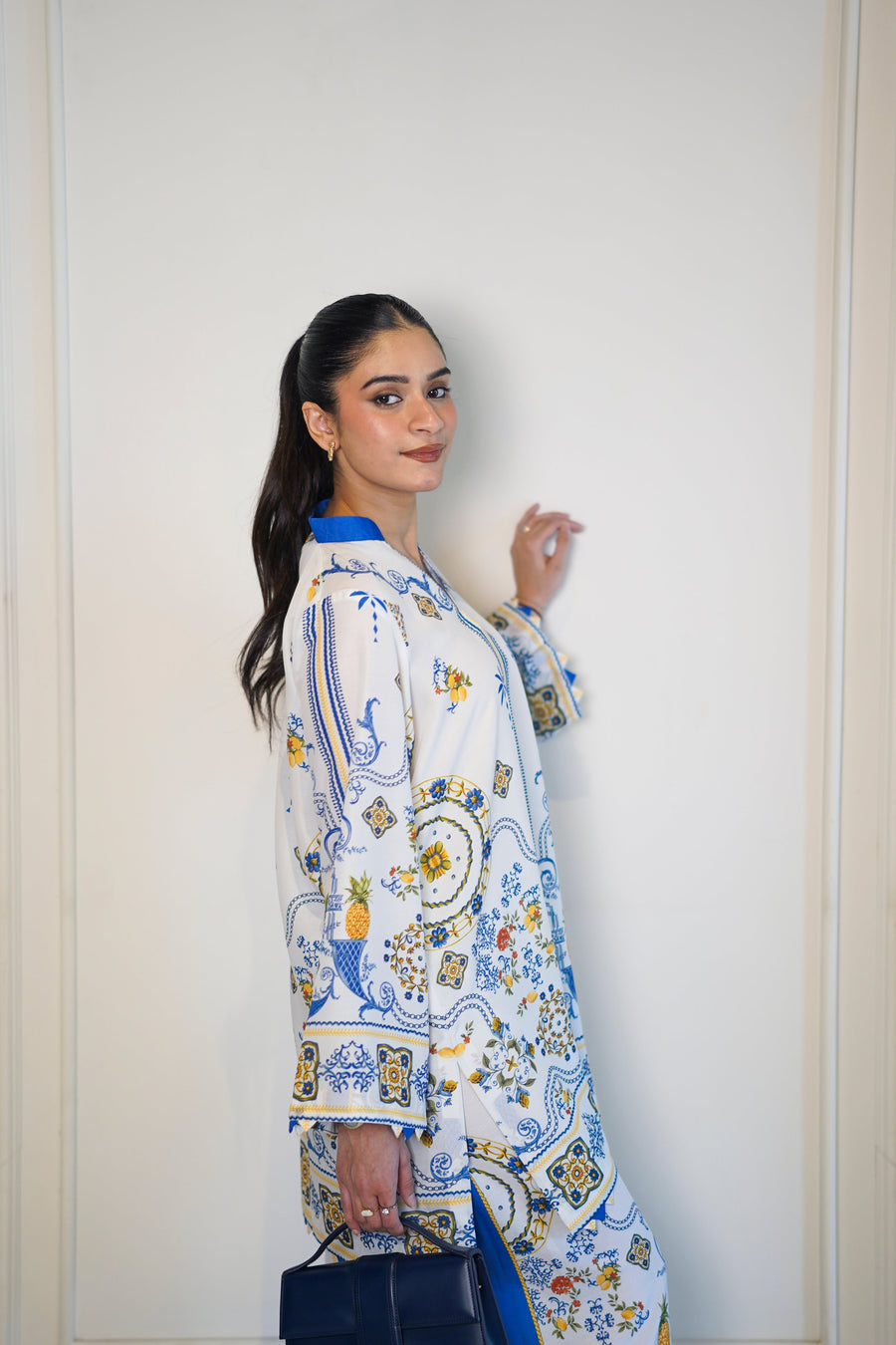 Faiza Faisal FNF Day-Out Printed Poly Lawn Pret 2Pc Suit - ROUX
