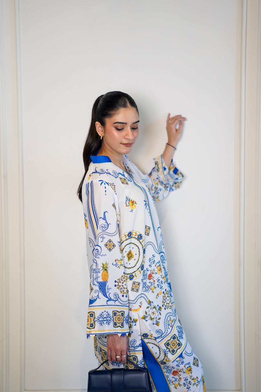 Faiza Faisal FNF Day-Out Printed Poly Lawn Pret 2Pc Suit - ROUX