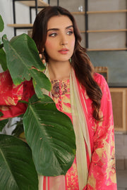 Feathers Whisper Winds Unstitched Printed Lawn 3Pc Suit ROZBERRY-FT491