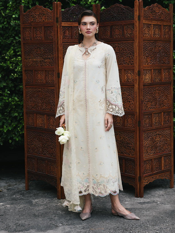 Qalamkar Qline Embroidered Lawn Unstitched 3Pc Suit RP-01 SAVERA