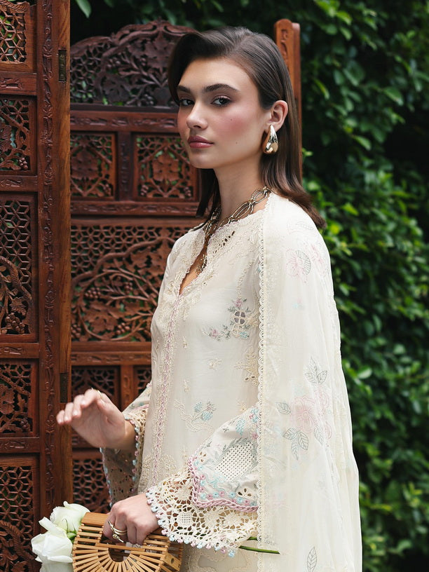 Qalamkar Qline Embroidered Lawn Unstitched 3Pc Suit RP-01 SAVERA