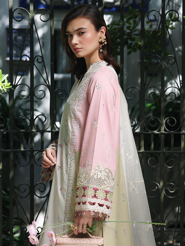Qalamkar Qline Embroidered Lawn Unstitched 3Pc Suit RP-02 AYLIN
