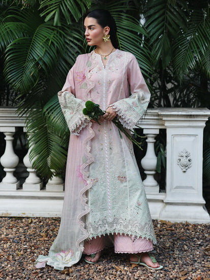 Qalamkar Qline Embroidered Lawn Unstitched 3Pc Suit RP-04 VANYA