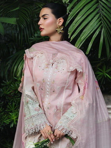 Qalamkar Qline Embroidered Lawn Unstitched 3Pc Suit RP-04 VANYA