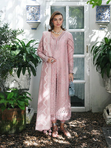 Qalamkar Qline Embroidered Lawn Unstitched 3Pc Suit RP-06 NOORE