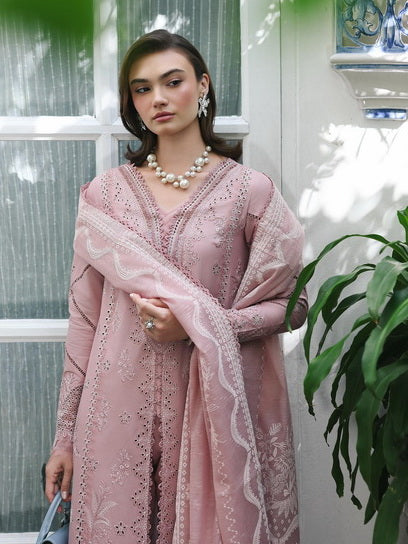 Qalamkar Qline Embroidered Lawn Unstitched 3Pc Suit RP-06 NOORE