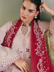 Qalamkar Qline Embroidered Lawn Unstitched 3Pc Suit RP-09 REYNA