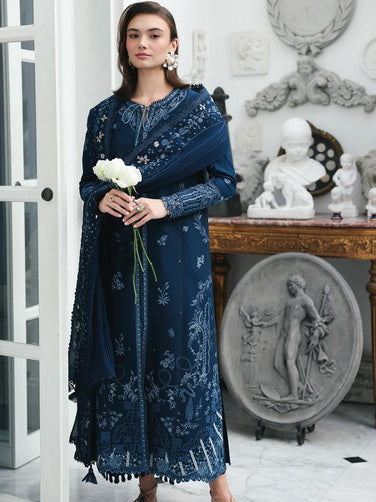 Qalamkar Qline Embroidered Lawn Unstitched 3Pc Suit RP-10 ZOHAL