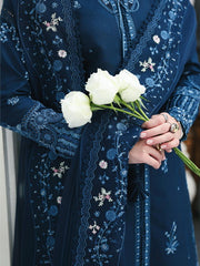 Qalamkar Qline Embroidered Lawn Unstitched 3Pc Suit RP-10 ZOHAL