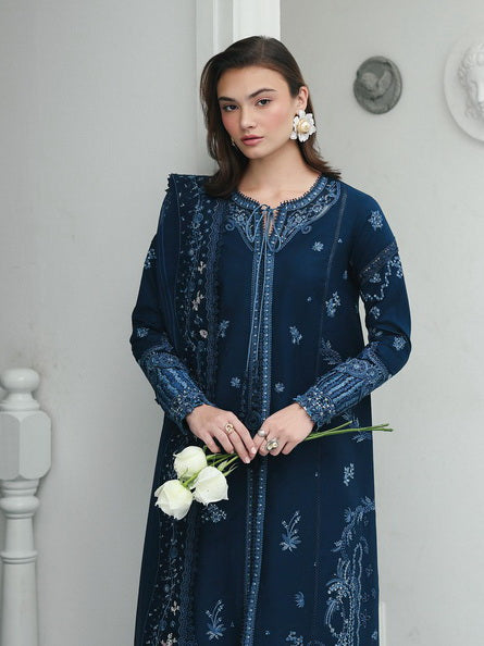 Qalamkar Qline Embroidered Lawn Unstitched 3Pc Suit RP-10 ZOHAL