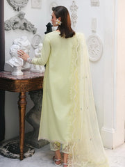 Qalamkar Qline Embroidered Lawn Unstitched 3Pc Suit RP-13 MOONSTONE