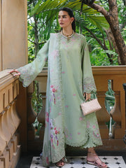 Qalamkar Qline Embroidered Lawn Unstitched 3Pc Suit RP-15 RIVAH