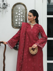 Qalamkar Qline Embroidered Lawn Unstitched 3Pc Suit RP-16 QISTAH