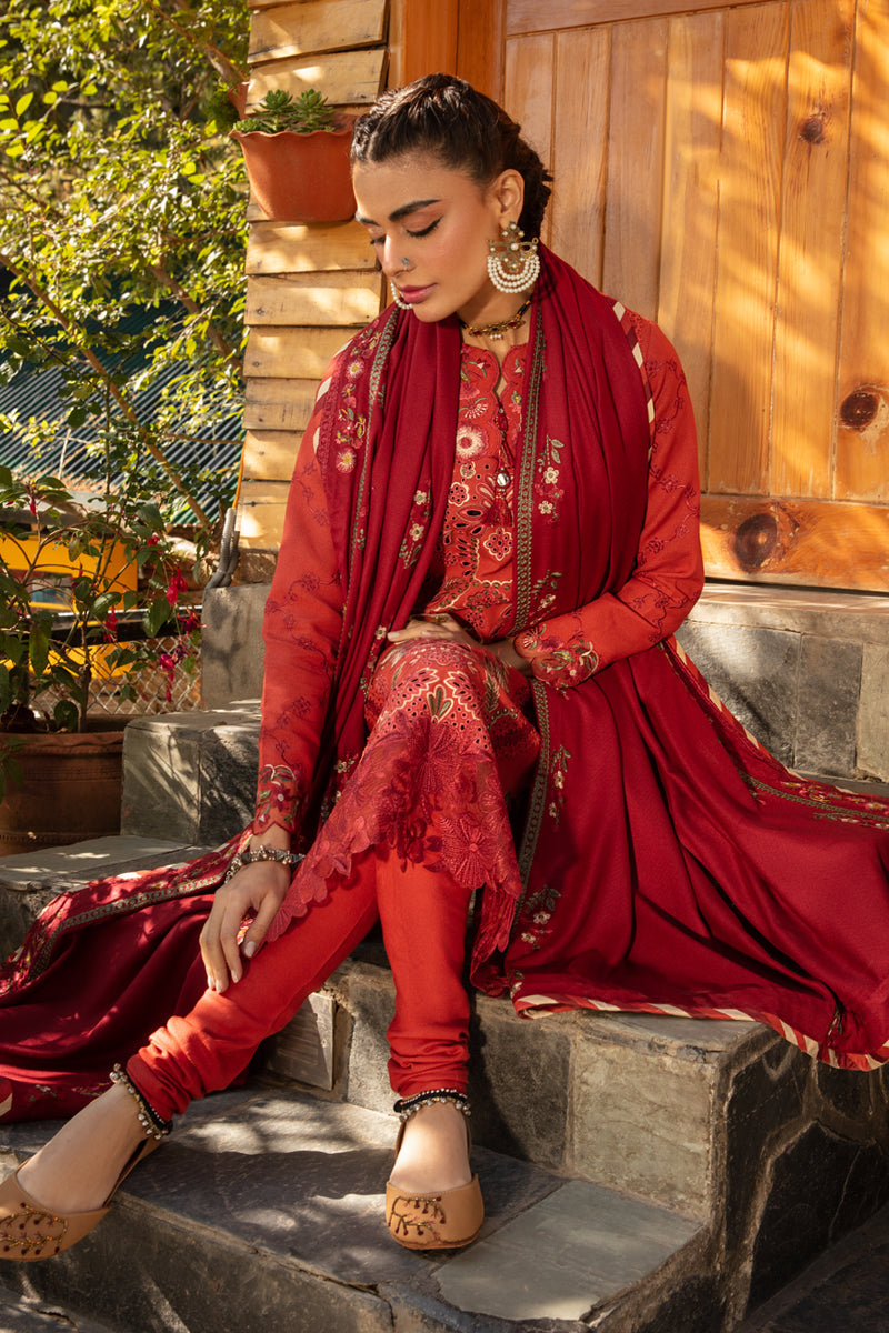 Rang Rasiya Dekh Magar Pyar Se Emb Karandi Unstitched 3Pc Suit D-02