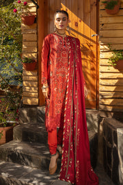 Rang Rasiya Dekh Magar Pyar Se Emb Karandi Unstitched 3Pc Suit D-02
