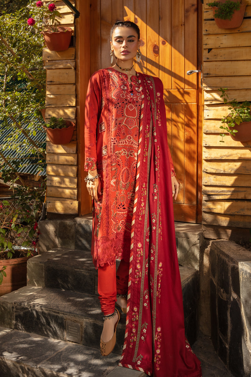 Rang Rasiya Dekh Magar Pyar Se Emb Karandi Unstitched 3Pc Suit D-02