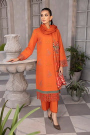 Rang Rasiya Florence Unstitched Embroidered Linen 3Pc Suit D-10 ADAN