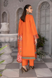 Rang Rasiya Florence Unstitched Embroidered Linen 3Pc Suit D-10 ADAN