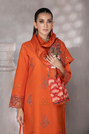 Rang Rasiya Florence Unstitched Embroidered Linen 3Pc Suit D-10 ADAN