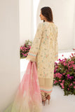 Rang Rasiya Florence Embroidered Lawn Unstitched 3Pc Suit D-01 Ivory
