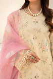 Rang Rasiya Florence Embroidered Lawn Unstitched 3Pc Suit D-01 Ivory