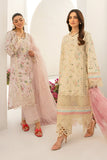 Rang Rasiya Florence Embroidered Lawn Unstitched 3Pc Suit D-02 Luna