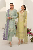 Rang Rasiya Florence Embroidered Lawn Unstitched 3Pc Suit D-04 Dahlia