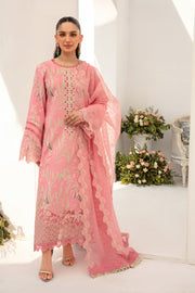 Rang Rasiya Florence Embroidered Lawn Unstitched 3Pc Suit D-08 Aria