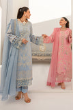 Rang Rasiya Florence Embroidered Lawn Unstitched 3Pc Suit D-09 Mellow