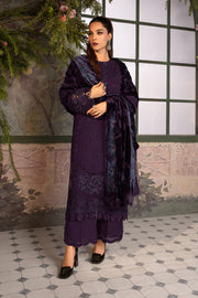 Rang Rasiya Embroidered Khaddar Unstitched 3Pc Suit D-01 Mocha