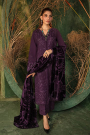 Rang Rasiya Embroidered Khaddar Unstitched 3Pc Suit D-02 Cortado