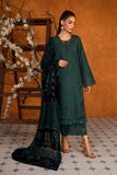 Rang Rasiya Embroidered Khaddar Unstitched 3Pc Suit D-05 Affogato