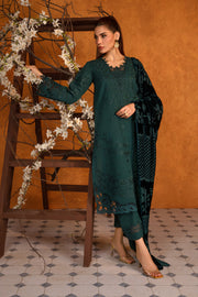 Rang Rasiya Embroidered Khaddar Unstitched 3Pc Suit D-05 Affogato