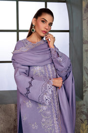 Rang Rasiya Embroidered Karandi Unstitched 3Pc Suit D-08 Latte