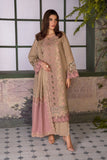 Rang Rasiya Embroidered Karandi Unstitched 3Pc Suit D-09 Cappuccino