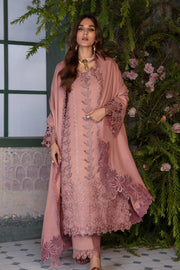 Rang Rasiya Embroidered Karandi Unstitched 3Pc Suit D-11 Chai