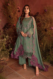 Rang Rasiya Embroidered Karandi Unstitched 3Pc Suit D-12 Mint