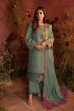 Rang Rasiya Embroidered Karandi Unstitched 3Pc Suit D-12 Mint