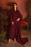 Rang Rasiya Embroidered Karandi Unstitched 3Pc Suit D-13 Rose