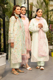 Rang Rasiya Lifestyle Embroidered Lawn Unstitched 3Pc Suit D-13 SAGE
