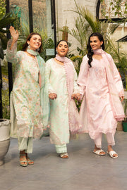 Rang Rasiya Lifestyle Embroidered Lawn Unstitched 3Pc Suit D-13 SAGE