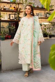 Rang Rasiya Lifestyle Embroidered Lawn Unstitched 3Pc Suit D-13 SAGE