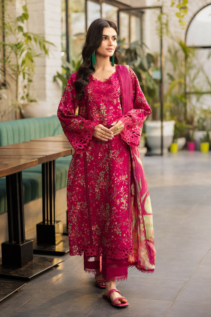 Rang Rasiya Lifestyle Embroidered Lawn Unstitched 3Pc Suit D-03 ARIA